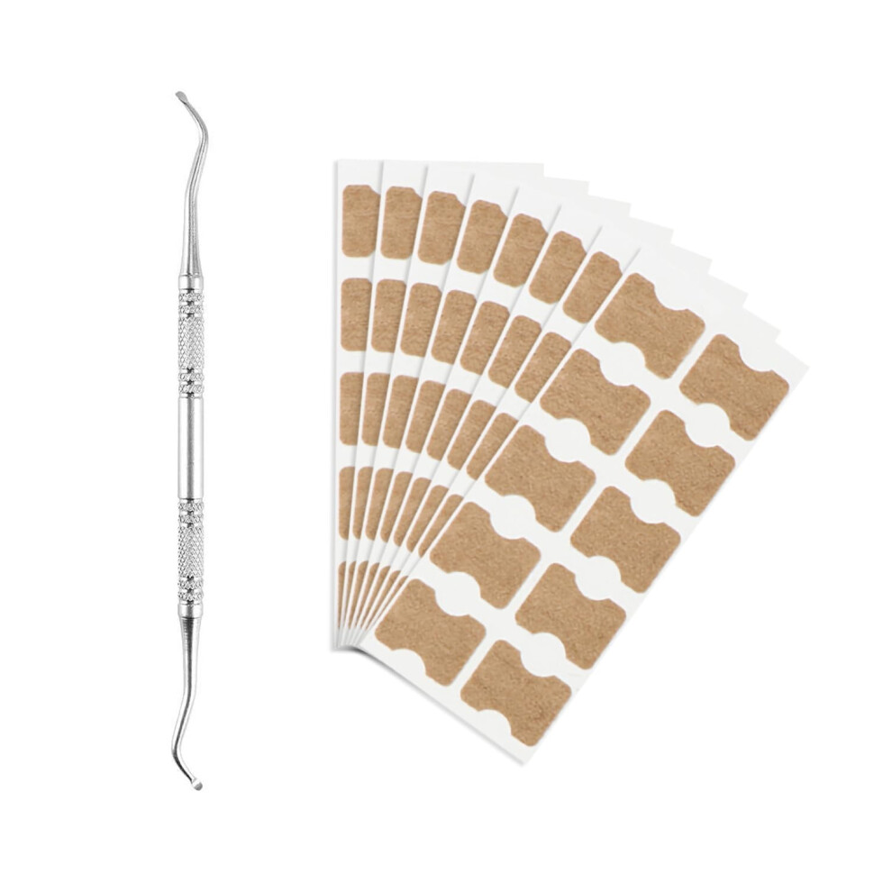 Ingrown Toenail Treatment Kit with 80pcs Correction Patches and Planing Tool for Pain Relief
