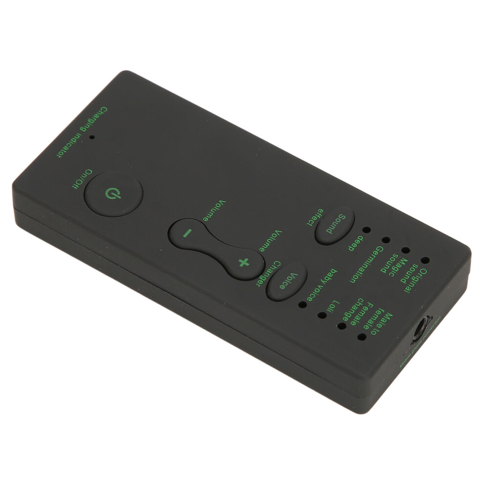 Portable Phone Voice Changer With 7 Sound Effects, Abs, 300Mah Battery 9391381354334