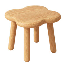 Wooden Step Stool for Bathroom Kitchen Bedroom, Small Footstool for Kids and Adults