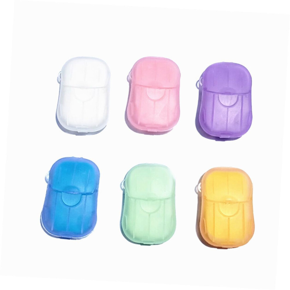 Travel Soap Paper Sheets Jasmine Scented Portable Hand Wash 5 Boxes for Camping Hiking Office Home