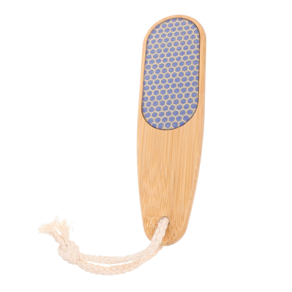 Foot File for Callus Removal with Ergonomic Wooden Handle Pedicure Tool for Smooth Feet