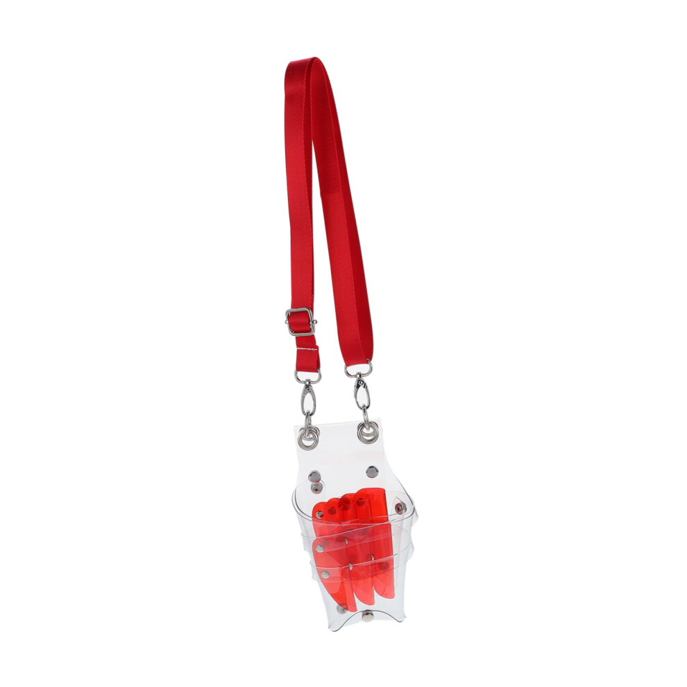 Hairdresser Tool Belt Red Barber Scissor Holster With Adjustable Strap And Multicompartment Design 9365369842182