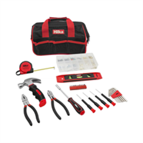 Hilka Hilka Tools Professional Home Tool Kit - Red 2