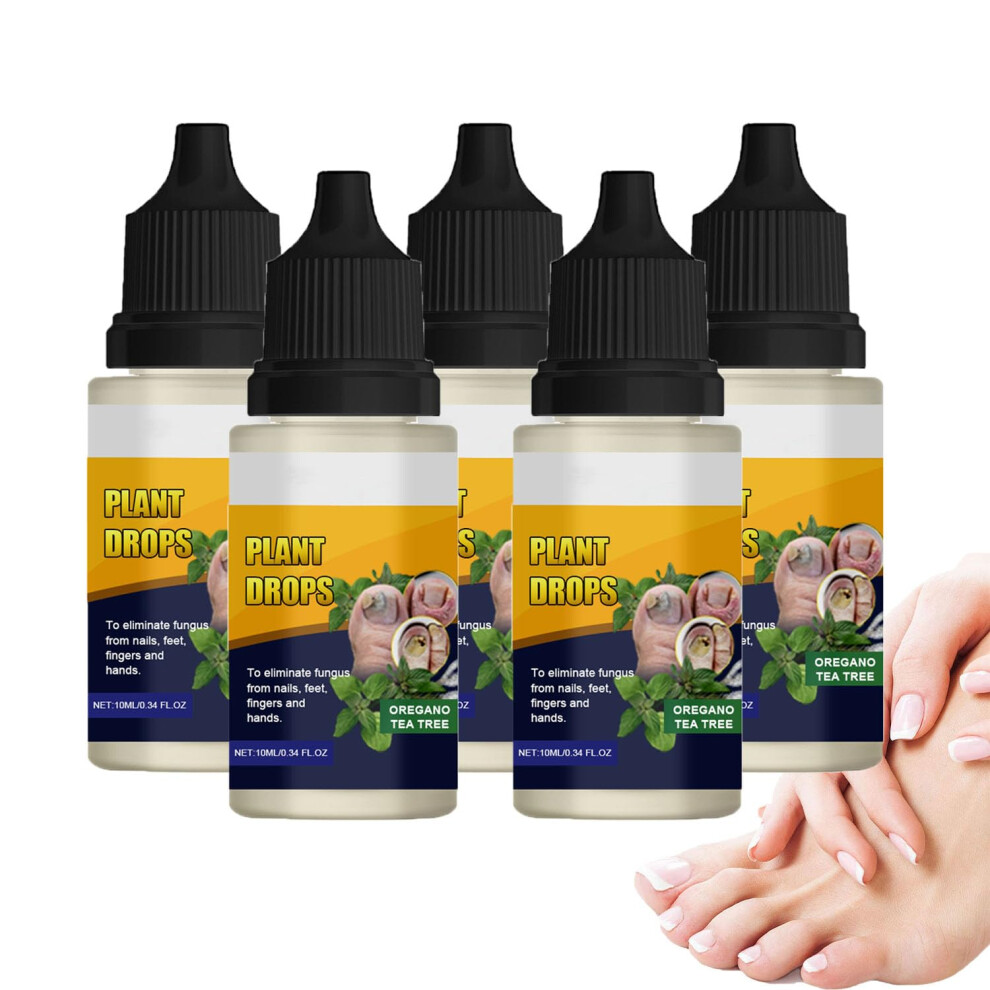 Nail Care Oil with Tea Tree and Oregano â Deep Nourishing Cuticle  10ml (5 Pack)