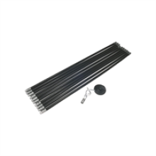 Hilka Tools Drain Cleaner 12 Piece - Black