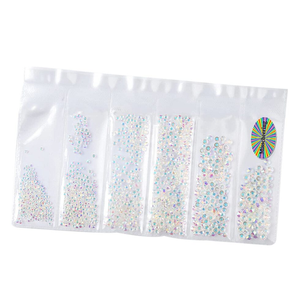 1364pcs Colorful Nail Art Rhinestones Set SelfAdhesive Flatback Gems for DIY Manicure Decorations