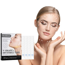 Face Lifting Tape Invisible Stickers 40pcs Ultra Thin Waterproof VLine Instant Wrinkle Lift