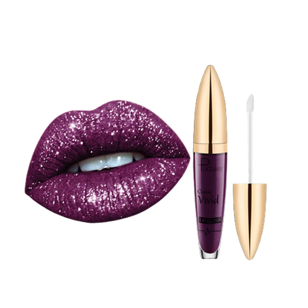 Matte Liquid Lipstick Set with Long Lasting Waterproof Color and Transforming Glitter Lip Gloss