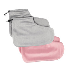 Paraffin Wax Foot Covers with Heat Retention, Thermal Spa Wraps for Salon and Home, 2 Pairs