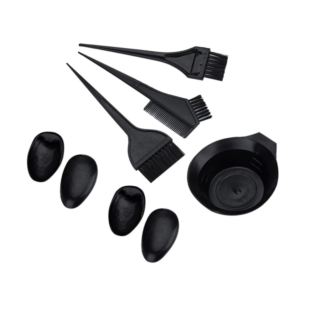 Professional Hair Dyeing Kit with Mixing Bowl Brush Comb and Ear Covers for Salon and Home Use