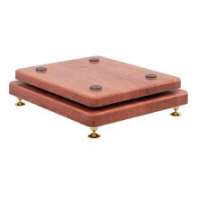Subwoofer Isolation Stand for Home Theater with Noise Reduction and Speaker Riser Base 25x25CM