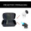 Projector Carrying Case Hard Shell with Soft Velvet Lining and Accessory Storage Compartment 2
