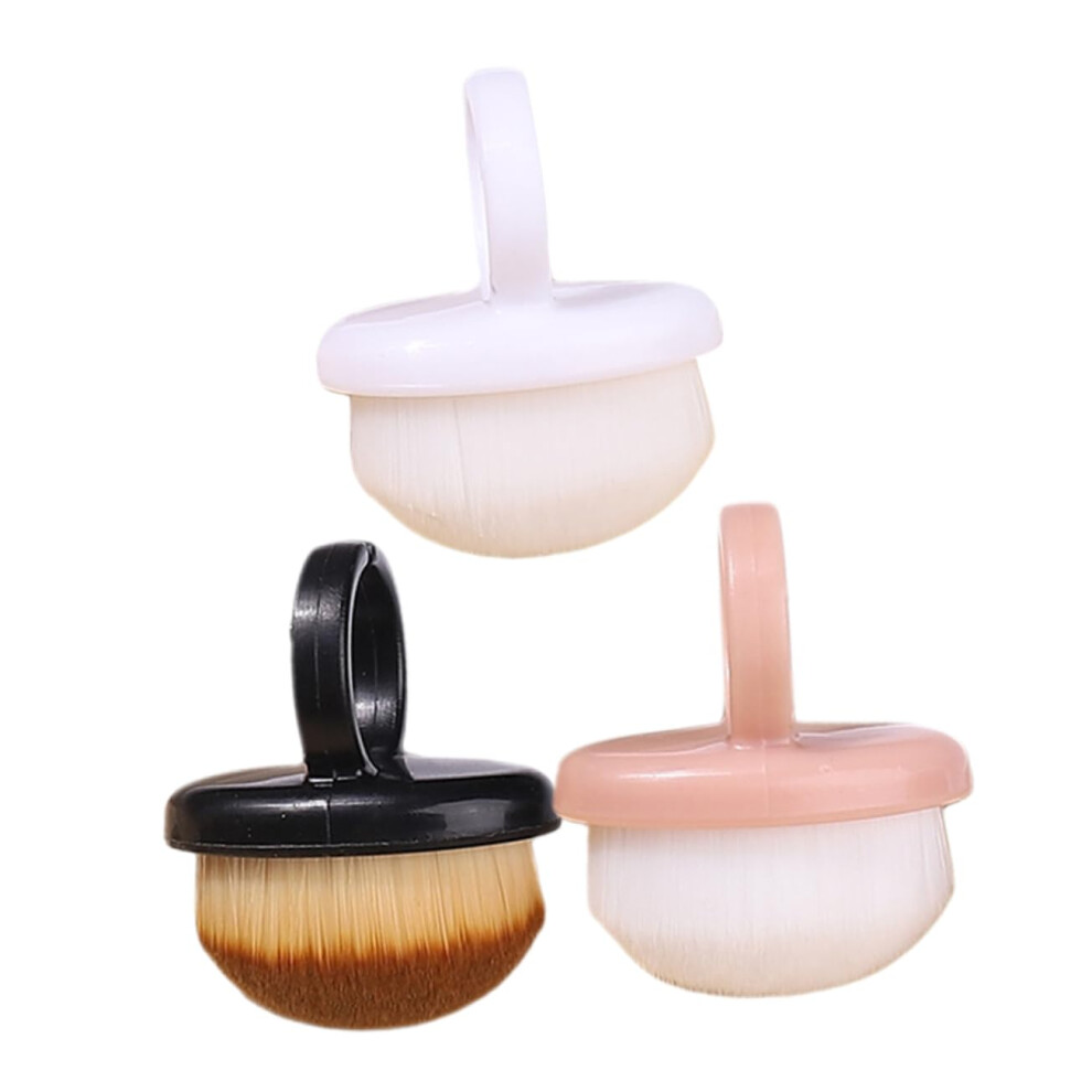 Nail Brush Set with Soft Bristles for Gentle Manicure Cleaning, Compact Nail Scrubber 3pcs