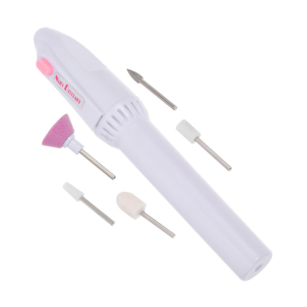 Electric Nail Drill with Ergonomic Pen Grip for Acrylic and Gel Nails, Low Noise, Adjustable Speed