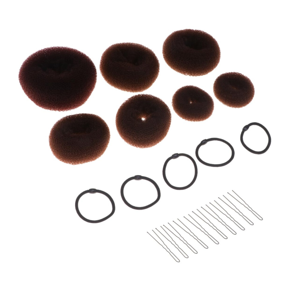 Unisex Hair Bun Maker Set With Donut And Pins For Ballet Dance, Secure Hold And Gentle On Hair