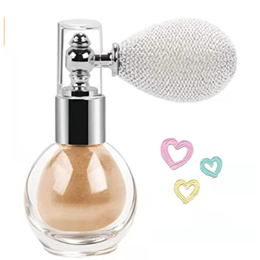 Glitter Body Spray Highlighter with Longlasting Shimmer Finish for Face and Body, 4 Colors