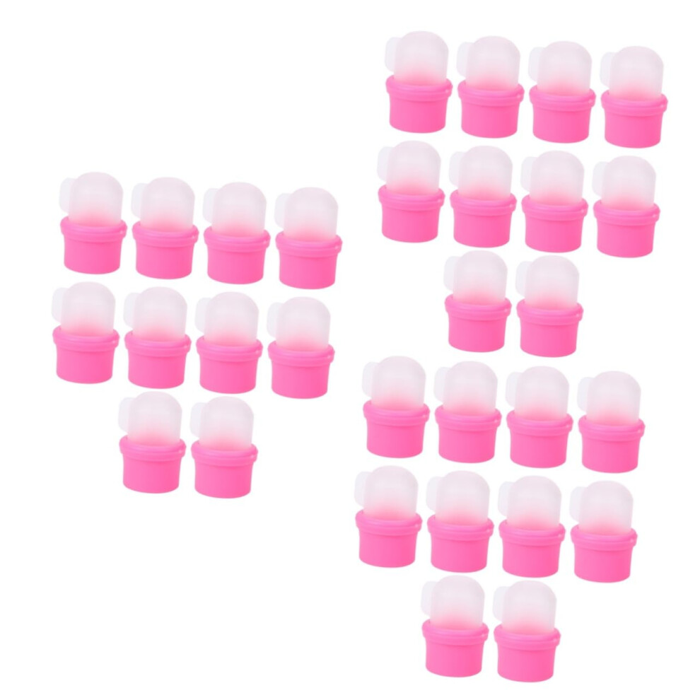 30pcs Nail Polish Remover Clips Reusable Gel Soak Off Caps for Salon and Home Use