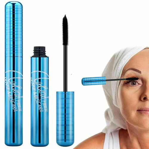 Waterproof Volumizing Mascara for Sensitive Eyes, Curling Lengthening Effect for Thinning Lashes, 1pcs 1