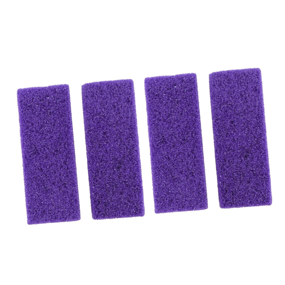Pumice Stone for Feet Set of 4, Natural Foot Scrub Tool, Callus Remover for Smooth Skin