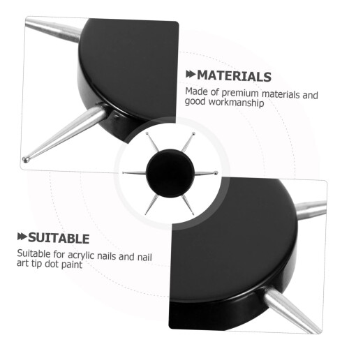 Nail Art Dotting Tool Set 6 Sizes for Precise DIY Manicure and MultiTip Painting Patterns 2