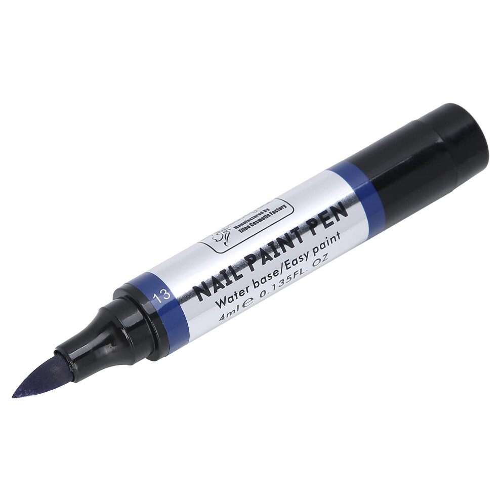 Water Based Nail Polish Pen for DIY Nail Art, Quick Dry Nail Art Pen, No Base Coat Needed