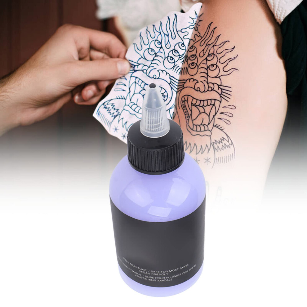 Cream Tattoo Transfer Gel 120Ml Professional Quick Drying Skincalming Stencil For Clear Design