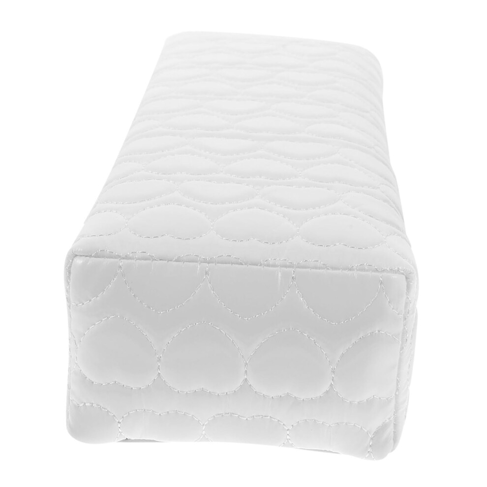 Manicure Hand Rest with Ergonomic Cushion for Precise Nail Art, EasyClean Salon Arm Support Pillow