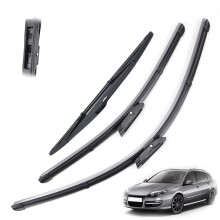 Wiper Blades Set Front and Rear for Renault Laguna 3 20072015 AllWeather 26' 16' 14'
