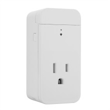 Zigbee Smart Plugg Med Stemmekontroll Trådløs Fjerntilgang Sanntids Energiovervåking Sikker Tilkobling For Alexa-Enheter Og Hjemmeassistent