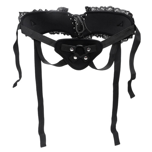 Ζώνη Universal Fit Strap On για γυναίκες, ρυθμιζόμενη ζώνη δονητή σε στυλ κορσέ με