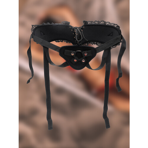 Ζώνη Universal Fit Strap On για γυναίκες, ρυθμιζόμενη ζώνη δονητή σε στυλ κορσέ με 1