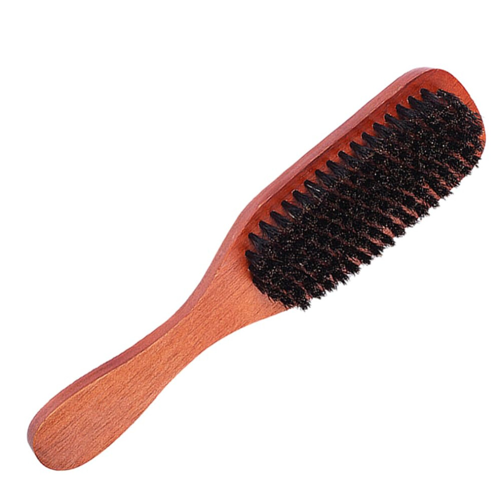 Black/Dark/Red Bristle Hair Brush Wooden Handle For Gentle Detangling And Dust Removal Salon And Home Use