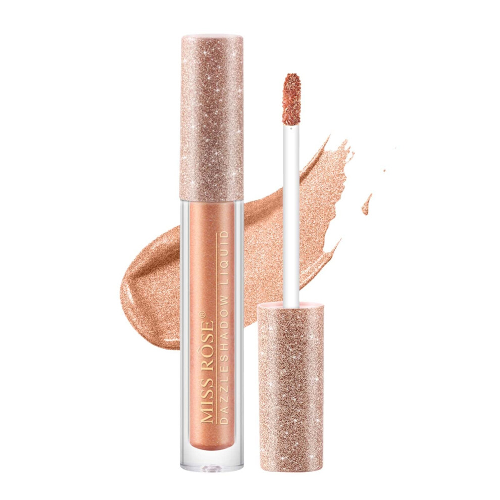 Glitter Eyeshadow Liquid Longlasting Pearlescent Single Shade Easy Application 12 Colors 3ml