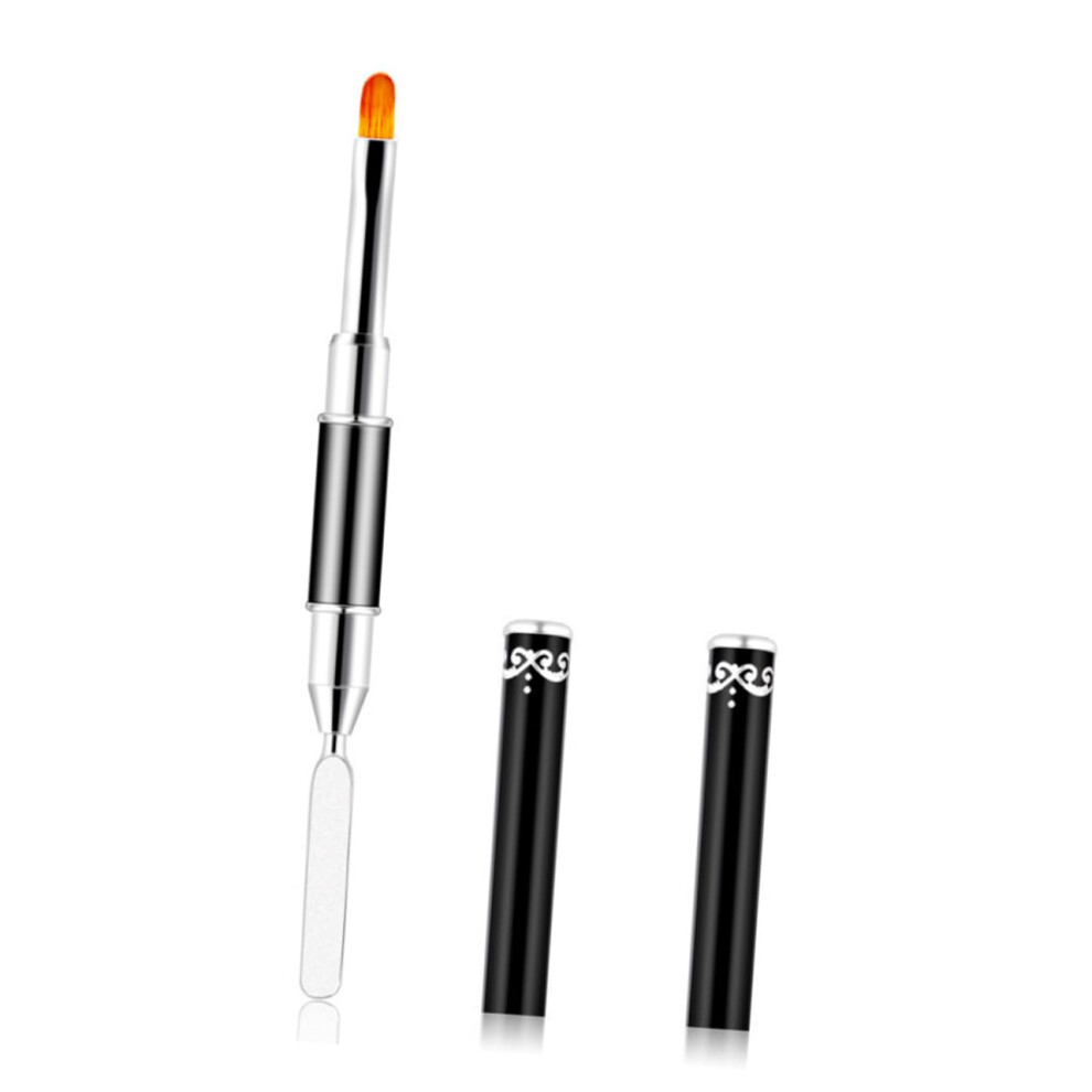 DualEnded Nail Art Brush for Gel and Acrylic Manicure, Precision UV Gel Extension Tool