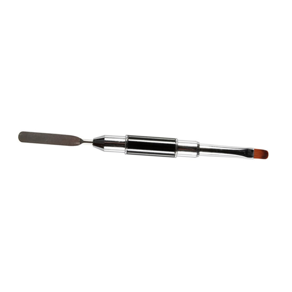 Dual Ended Nail Art Brush with Dotting Tool for UV Gel and Acrylic Nails Professional