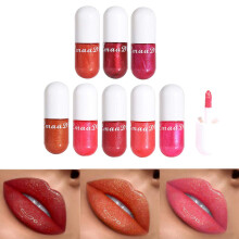 Plush Velvet Kisses, Plump Pillow Lips, Clean Beauty, Longlasting Waterproof, Crystal Jelly Gloss, For Everyday Luxury (8 Colors Available)
