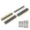 Confezione pratica, materiale ABS resistente e durevole, adatto per Raspberry Pi Zero con Zero 1.3, set di pin a fila singola, 10 set 7