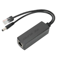 Splitter Ethernet cu funcție Plug And Play, dispozitiv PoE cu viteză Gigabit cu IEEE802.3af la standarde de conformitate cu cablul de alimentare