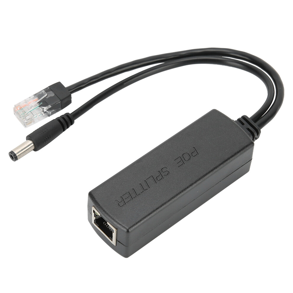 Ethernet Splitter Supporting Plug And Play Feature, Gigabit Speed Poe Device With Ieee 802.3Af At Standard Compliance Extended Power Cord High Tempera 9147006889633