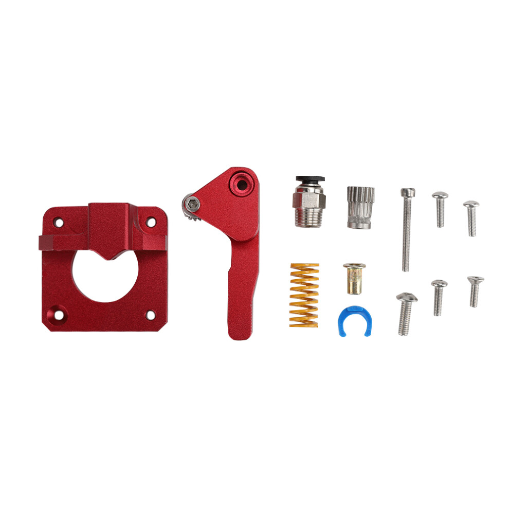 Mk8 Bowden Extruder For 3D Printers, Dual Drive Gear Aluminum Upgrade Kit With Enhanced Pressure, Compatible With Ender 3 Pro Cr-10 Series 9147006032367