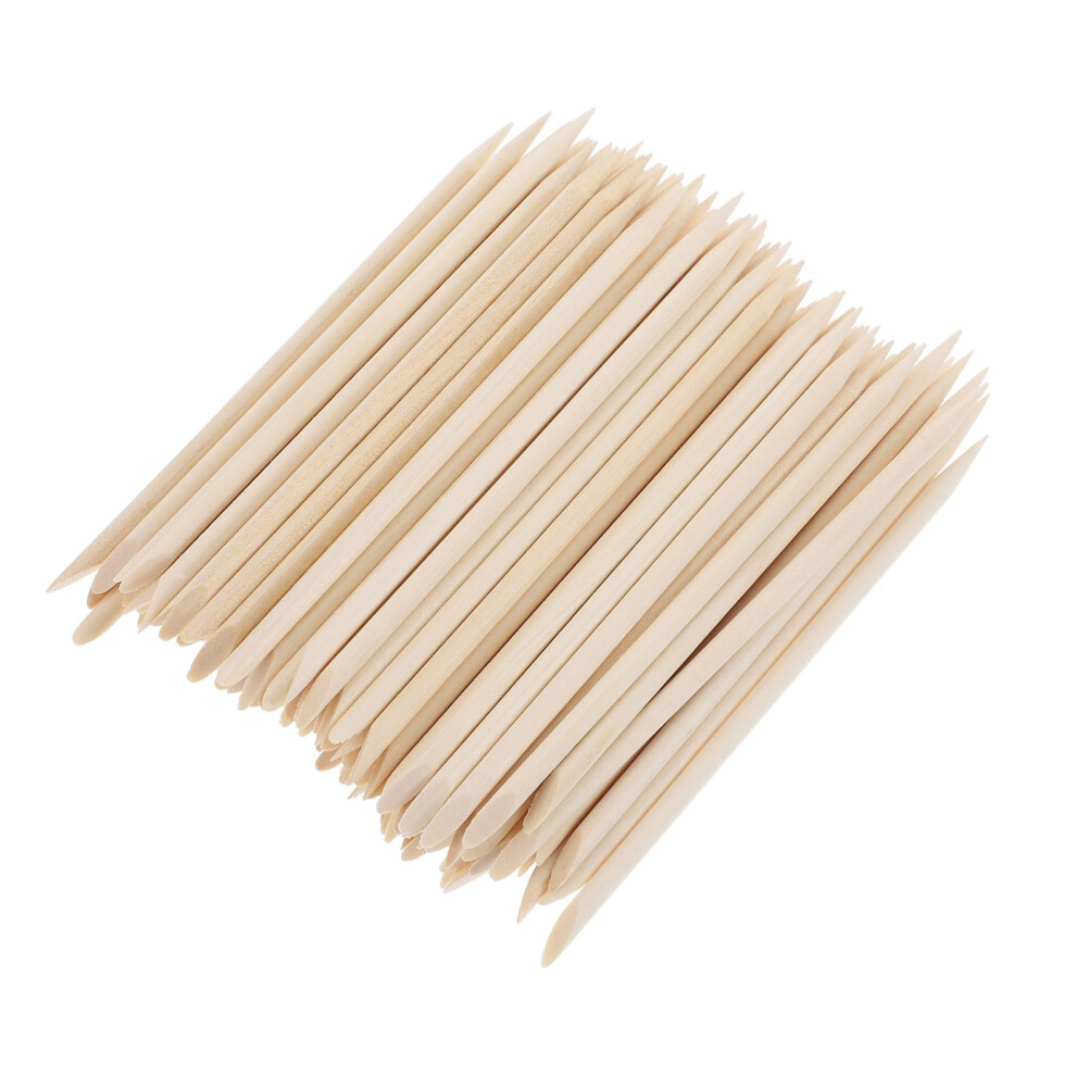 Multifunctional Manicure Accessory 300pcs Wooden Nail Sticks Cuticle Removal
