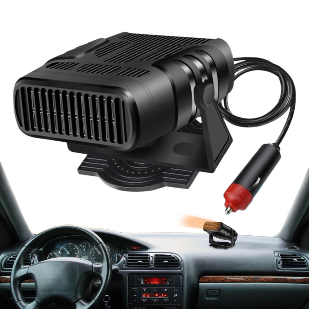 12V Car Heater And Windshield Defroster With Rapid Ice And Fog Removal For Winter Driving 9365369959910