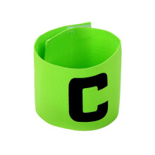 Captain Armband Adjustable Elastic with Strong Velcro Multicoloured for Football Soccer Green