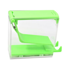 Dental Cotton Roll Dispenser Hygienic Storage for Dentistry Lab Orthodontics White Blue