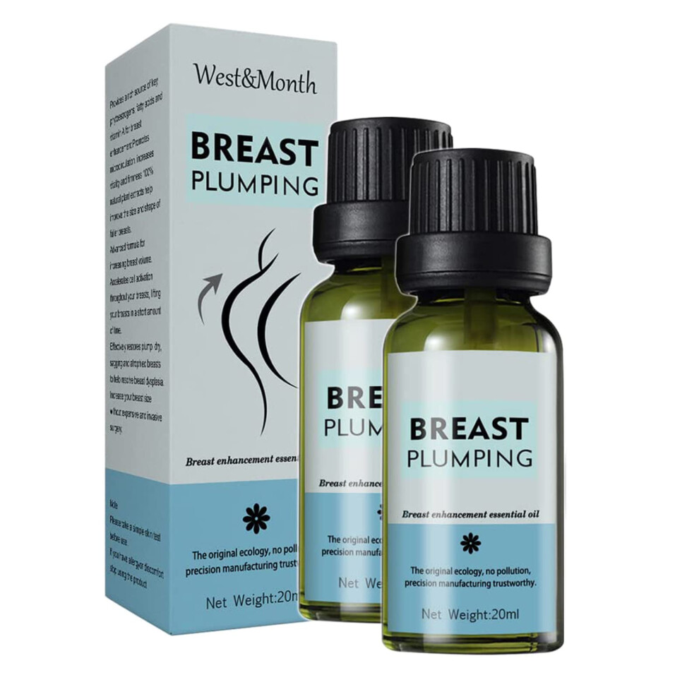 Bust Firming Oil with Herbal Extracts, Enhances Skin Elasticity, Lightweight Quick Absorption
