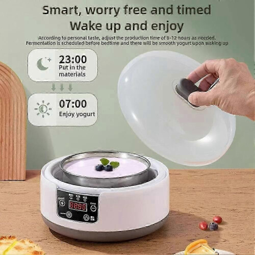 (US Standard)36-Hour Yogurt Maker 1.2L Yogurt Machine with Adjustable Temp & Timer, Automatic Yogurt Natto Rice Wine Maker 1
