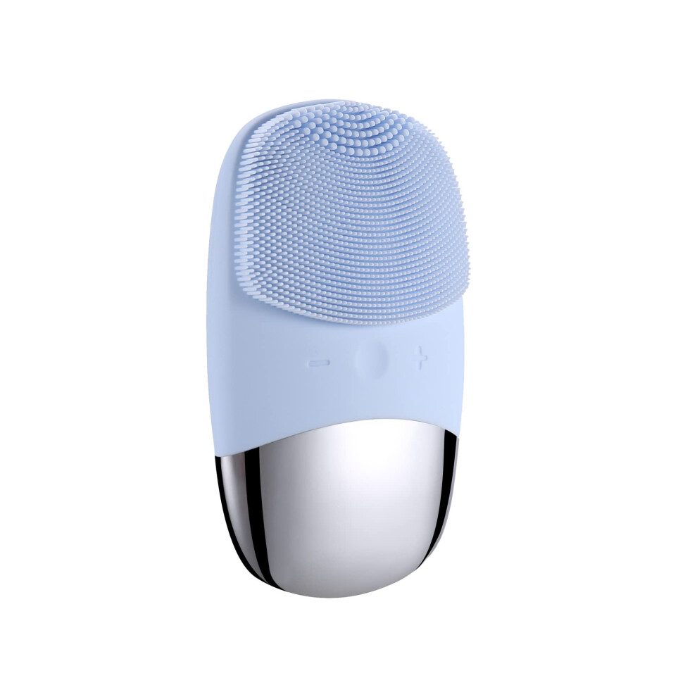 Facial Cleansing Brush with Deep Vibration and Hygienic Silicone, Rechargeable Electric Face Cleanser