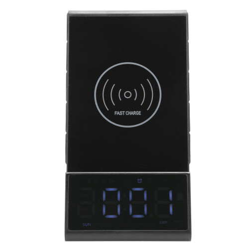 Wireless Charging Dock With Alarm Clock Function Ergonomic Stand Design Supports Qi Devices Intelligent Identification Output And Multiple Certified 2