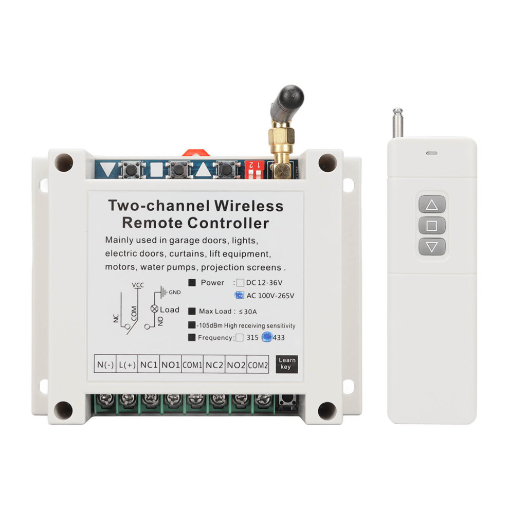Adjustable Operating Mode Relay Switch For Wireless Home Automation With Wide Voltage Compatibility And Secure Learning Code 9773935186644