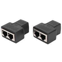 Netzwerkkabel-Splitter, Ethernet-Splitter, RJ45-Splitter-Adapter, Plug-and-Play-Ethernet-Anschluss, kompatibel mit Routern, Computern, Set-Top-Boxen
